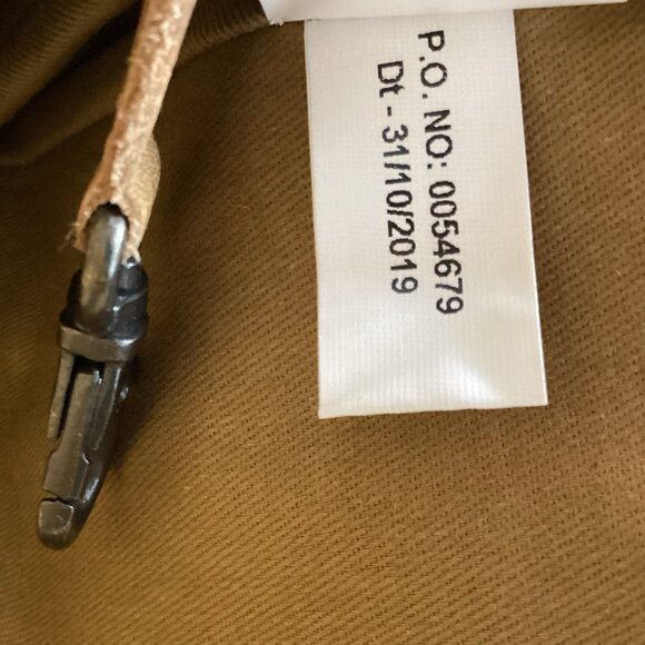 STS Ranch Large Bovine Leather Cowhide Satchel Tote Tassel Brown Double Handle - Picture 11 of 12